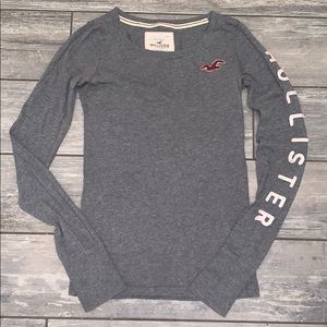 Women’s Hollister Gray Stretchy Long Sleeve XS